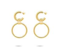 Liebeskind Joyas para mujer de Berlín: la serie Lora inspirada en el hardware de los diseños de bolsos Liebeskind, 5,1 cm, Acero inoxidable, Sin piedra preciosa