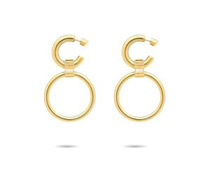 Liebeskind Joyas para mujer de Berlín: la serie Lora inspirada en el hardware de los diseños de bolsos Liebeskind, 5,1 cm, Acero inoxidable, Sin piedra preciosa