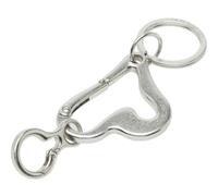 LIEBESKIND Keyring Heart Keyrings Metal Cadena de llaves Mujer (Pack de 1)