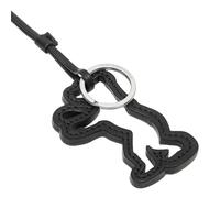 Liebeskind Keyring One Size Small Accessoires Vintage Goat, Llavero Mujeres, Negro