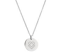 Liebeskind LJ-0073-N-45, Cadena con colgante acero inoxidable , Plata, 45cm