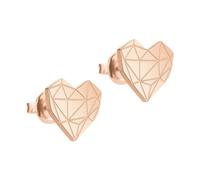 Liebeskind LJ-0309-E-11, Pendientes de botón Mujer, Rosa, 1,1 cm