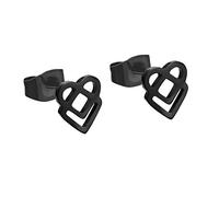 Liebeskind LJ-0675-E-V, Pendientes de botn Mujer, Ip negro., Standard