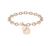 Liebeskind LJ-0692-B-20, Pulsera Mujer, oro rosa, 20 cm
