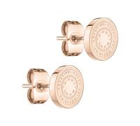 Liebeskind LJ-0775-E-08, Pendientes Mujer, Pendientes de oro rosa, 0,8 cm