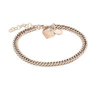 Liebeskind LJ-0856-B-21, Pulsera Mujer, oro rosa, 21 cm