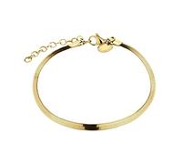 Liebeskind LJ-0958-B-21, Pulsera Mujer, oro, 21 cm