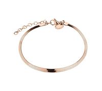 Liebeskind LJ-0959-B-21, Pulsera Mujer, oro rosa, 21 cm