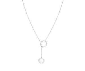 Liebeskind LJ-0991-N-45, Collar de cadena Mujer, plata, 45 cm