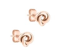 Liebeskind LJ-1047-E-75, Pendientes de botón Mujer, Oro Rosa, 7,5 mm