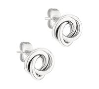 Liebeskind LJ-1048-E-12, Pendientes de botón Mujer, plata, 1,2 cm