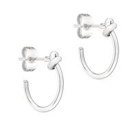Liebeskind LJ-1051-E-15, Pendientes de aro Mujer, plata, 1,5 cm