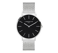 Liebeskind LT-0154-MQ, Reloj Unisex Adultos, Plateado / Negro, 38 mm