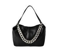 Liebeskind Mira Bolsa de hombro M Piel natural 47 cm negro