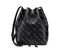Liebeskind Monogram Bolso bombonera Piel natural 40 cm negro