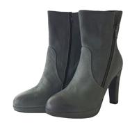 LIEBESKIND Mujer Gris Nobuk 10.2cm con Tacón Tobillo Botas Altas LK2012 NWOB