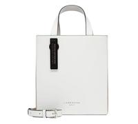 Liebeskind Paper Bag Carte Bi-Color S Bolso de mano blanco, cuero, mujer