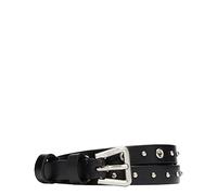 Liebeskind PB Belt Studs Silver, Cinturón Small para Mujer, Negro, S