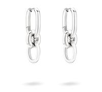 Liebeskind Pendientes de aro de Berlín de acero inoxidable - Variable portátil, 2,8 cm, Acero inoxidable, Sin piedra preciosa