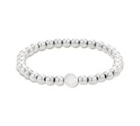 LIEBESKIND Pulsera Berlin - Elegante pulsera de acero inoxidable pulido - Plata - Ajustable hasta 18 cm - Resistente al agua & hipoalergénica