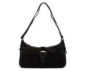 Liebeskind Ren Bolsa de hombro Piel natural 30 cm negro