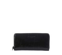 Liebeskind Sally Lack Distressed RFID Monedero negro, cuero, mujer