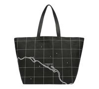 Liebeskind Shopper L Canvas, Bolso de Mano Mujeres, Negro