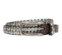 Liebeskind Studded G Belt-g 20 mm, Cinturón Mujeres, Gris