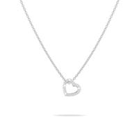 Liebeskind Tamaris TJ-0547-N-45 - Cadena de plata 925 con forma de corazón, 45 cm, Plata, Circonia cúbica