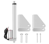 LiebeWH Actuador Lineal 250mm 500mm 24V Actuador Lineal 250mm, Actuador 24V 750N Actuador Lineal Eléctrico de Línea Recta de Alta Resistencia Tamaño de 250mm
