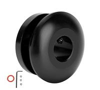 LiebeWH Adaptador de Bota de Perilla de, Hebilla de Cabeza de de Fijación Fuerte para Coche, Ajuste Universal, Metal (B (negro))