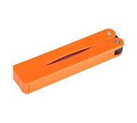 LiebeWH Afilador de Cuchillos Plegable de Grano 600#, Piedra de Afilar de Doble Cara, Piedra de Afilar de Diamante DMT para Tijeras de Cocina, Herramientas de Camping (YELLOW)