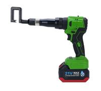LiebeWH Alicates Punzones Eléctricos 21V, Remachadora Inalámbrica con Cabezal Giratorio 360°, Batería 4000mAh, Herramienta de Remaches Sin Escobillas para Remaches 1/8, 5/32, 3/16, y