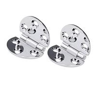 LiebeWH Bisagras de 180 Grados Bisagras de Mesa de Cobre 2 Piezas 45 X 30 X 1,5 Mm Diseño de Resorte de Rotación Flexible para Mesa de Máquina de Coser Caja de Plegable Hardware de Tapa