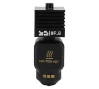LiebeWH Boquilla Mejorada Hotend 350C Totalmente Metálica de Alto Caudal para Lab P2S con Boquilla de Acero Endurecido 0,8mm Impresión Rápida de Alta Velocidad