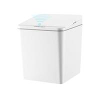 LiebeWH Bote de Basura Bote de Basura de Inducción Inteligente 6L ABS Sensor de Movimiento por Infrarrojos Tapa Automática Parte Extraíble Cierre Automático para Dormitorio, Baño, Cocina, Oficina,