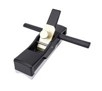 LiebeWH Cepillo de Madera Manual Mini, Base de Aleación de Aluminio y Perilla de Ajuste de Latón, para Dar Forma a Madera en Palos Redondos y Mangos de Herramientas