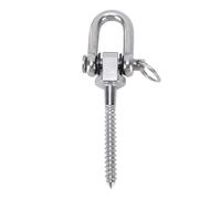 LiebeWH Colgador de Columpio con Cojinete, Gancho de Columpio, Hardware para, 2 Piezas, 1500 LB, Colgador de de Acero Inoxidable de Alta Resistencia con Rotación de 180