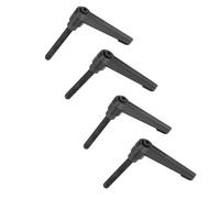 LiebeWH de Fijación Ajustable Palanca de Sujeción Universal Botón Pulsador de Acero Inoxidable Perno Roscado de Trinquete para Equipos de Maquinaria de Embalaje Impresión de Carpintería (Longitud