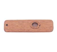 LiebeWH Excelente Kazoo de Caoba, Fácil de Aprender, Portátil, Apariencia Vintage, Amplia Aplicación, Sonido Brillante, Calidad de Sonido Rica y Completa, Uso para Cooperar con Otros (cuadrado)