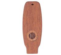 LiebeWH Excelente Kazoo de Caoba, Fácil de Aprender, Portátil, Apariencia Vintage, Amplia Aplicación, Sonido Brillante, Calidad de Sonido Rica y Completa, Uso para Cooperar con Otros (Oval)
