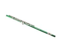 LiebeWH Flauta C de Cobre Juego de Flauta de 16 Teclas Cobre Blanco con Herramientas de Limpieza y Bolsa Portátil Teclas Sensibles a Tonos Ricos para Principiantes Estudiantes Practican y Aprenden