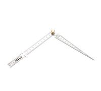 LiebeWH Galga de Espesores, Herramienta de Medición de Profundidad de Acero Inoxidable, 1-15 Mm para Soldadura e Inspección de Orificios