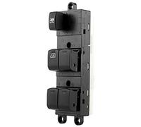 LiebeWH Interruptor de Elevalunas Eléctrico Maestro, Interruptor de Elevalunas Eléctrico de Plástico 25401-EB30B, Reemplazo de Ajuste Directo, Carcasa Negra, para D40b Pathfinder 2005-2016