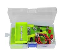 LiebeWH Kit de Circuito Paralelo de la Serie Stem Toys, Kits de Ciencia para Niños de 8 a 12 Años con 4 Bombillas y 6 Cables, Juego de Construcción Educativo para Aprender Proyectos de Física e