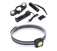 LiebeWH Lámpara LED para Pistola de Pintura con Abrazadera Ajustable, Temperatura de Color de 28 a 42 Mm, 3000 a 6500 K, 3 Modos para Pintura en Aerosol e Iluminación Exterior