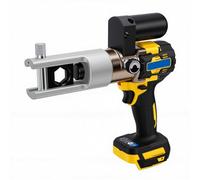 LiebeWH Máquina Crimpadora Hidráulica Eléctrica 90KN 300mm², Crimpadora de Cables para Batería 18V con 12 Dados, para Crimpado Rápido en 2-4 Segundos