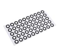 LiebeWH Marcadores de Escaneo 3D de 5 Mm, Pegatinas de Puntos, 1000 Piezas, 20 Hojas, Marcadores de Puntos de Referencia de Reflexión Difusa Mate con Lámina Adhesiva Fuerte para Escáner