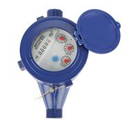 LiebeWH Medidor de Flujo de Agua Fría 15MM 4 Medidor de Flujo de Agua 3 Medidor de Agua Fría Seca Nylon para Uso en el Hogar del Jardín o Aplicaciones de Medición con 6 Accesorios