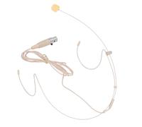 LiebeWH Micrófono de Auricular de una Sola Oreja, Micrófono Omnidireccional Portátil con Conector XLR de 4 Pines para Presentadores
